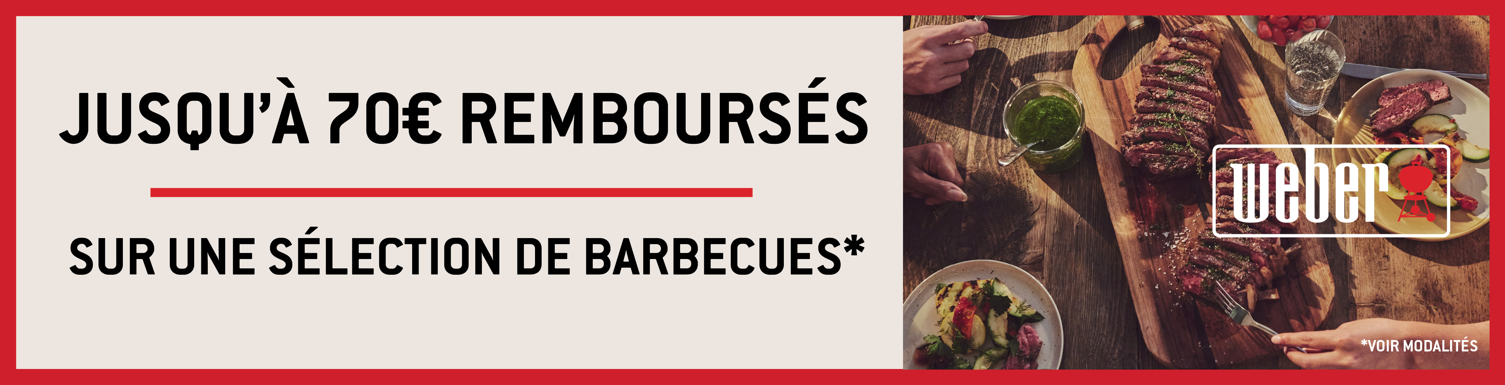 Offre de remboursement Weber - Mr.Bricolage