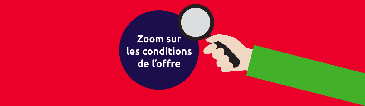 Zoom sur les conditions de l'offre - Mr.Bricolage