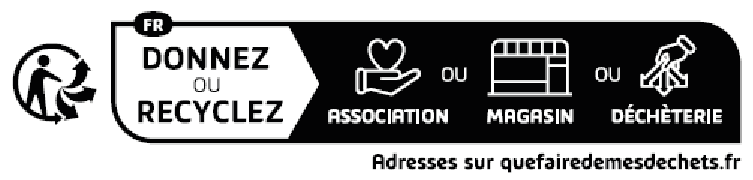 Donnez ou reciclez : Association ou magasin ou déchèterie
